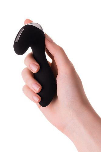 Чёрный вибромассажёр простаты с пультом ДУ Nalone Pro-P VS-VR50-1