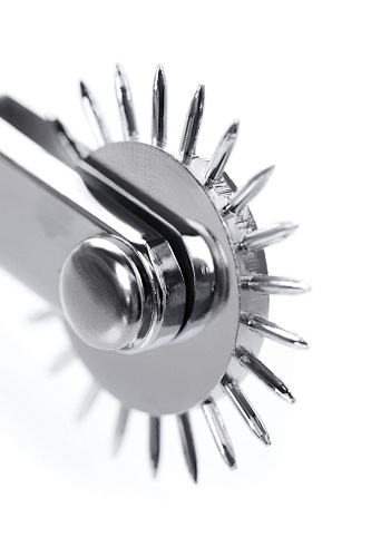 Серебристое колесо Вартенберга с ребристой ручкой ToyFa 712055