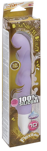 Фиолетовый вибромассажёр NMC BOUNDLESS BEAUTY 111508 (16,5 см)