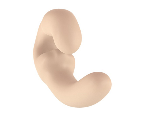 Телесный безремневой страпон с вибрацией Fun Factory Sharevibe 26204