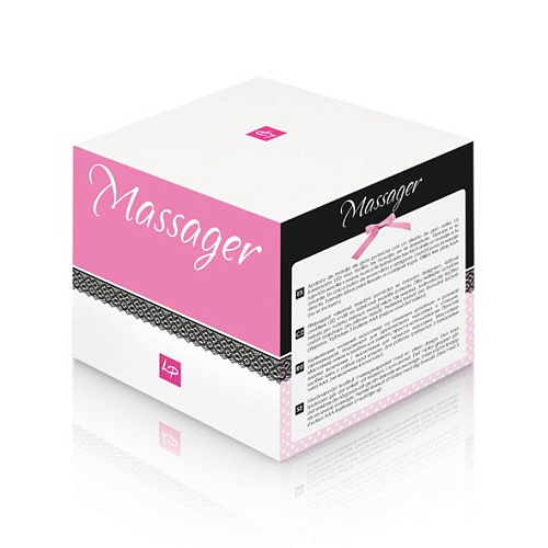 Массажёр для всего тела бело-чёрного цвета LoversPremium Massager E22017