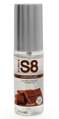 Смазка на водной основе со вкусом шоколада Stimul8 Flavored Lube STF7406choc (50 мл)