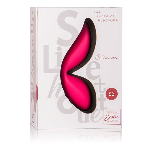 Красный вибромассажёр California Exotic Novelties Silhouette S3 SE-4588-45-3 (12,75 см)