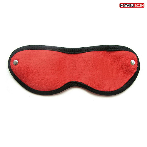 Красно-чёрная текстильная маска на резиночке Bior toys MLF-90018-3