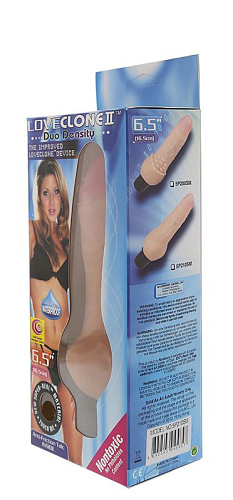 Реалистичный вибратор телесного цвета с поджатой мошонкой NMC LOVECLONE II 5.5 110728 (16,5 см)