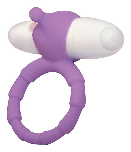 Сиреневое эрекционное кольцо с вибропулей Orion 0571865