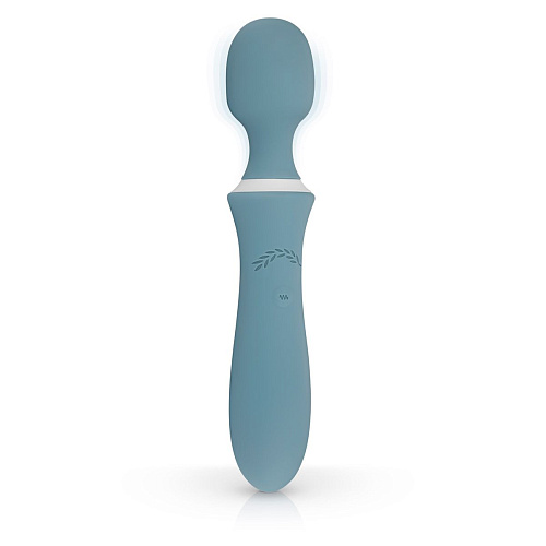 Жезловый вибромассажёр в гразно-синем цвете EDC Wholesale The Orchid Wand Vibrator BLM001