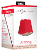 Красный клиторальный стимулятор с вибрацией и ротацией Shots Media BV Dazzling ELE009RED (6,7 см)