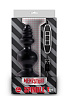 Чёрная фигурная пробка с вибрацией, работающая от USB Dream Toys MENZSTUFF SPINDLE 10FUNCTION BUTT PLUG 21132