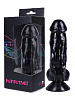 Чёрный фаллоимитатор-реалистик на присоске Сумерки богов №5 351-05 BX DD (16 см)