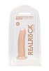 Телесный фаллоимитатор без мошонки Shots Media BV Silicone Dildo Without Balls REA079FLE (15,3 см)