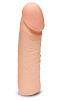 Эластичная насадка-фаллос в телесном цвете Пикантные штучки DP02078k (18 см)