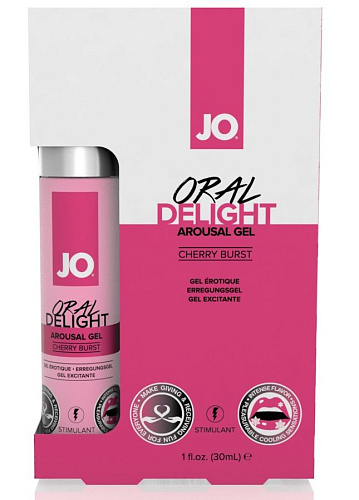 Вишневый лубрикант для оральных ласк System JO Oral Delight Cherry Burst JO40483 (30 мл)