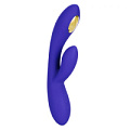 Фиолетовый вибратор с функцией электростимуляции California Exotic Novelties Intimate E-Stimulator Dual Wand SE-0630-50-3 (21,5 см)