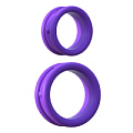 Набор из двух фиолетовых эрекцонных колец Pipedream Max Width Silicone Rings PD5805-12