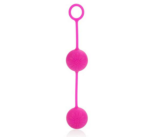 Розовые вагинальные шарики California Exotic Novelties Posh Silicone «O» Balls SE-1321-10-3