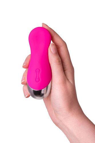 Вибромассажёр розового цвета ToyFa LEROINA  561005 (11 см)