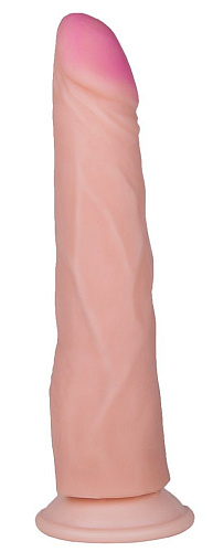 Расширяющийся книзу фаллоимитатор телесного цвета на присоске LOVETOY (А-Полимер) ART-Style №18 010107