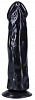 Чёрный вибратор-реалистик на присоске Сумерки богов №27 354-27 BX DD (19,5 см)