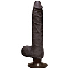 Коричневый вибратор-реалистик Doc Johnson The Realistic Cock ULTRASKYN Vibrating 9” Slim 1160-25-BX (26,1 см)