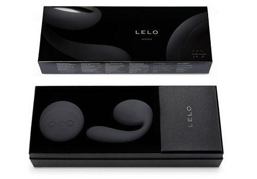 Черный вибромассажёр для пар Lelo Ida Black LEL7435
