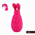 Вибратор рового цвета с движущимися ушками Tokio Design Maro Kawaii 2 TD-1306