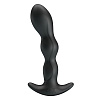Чёрный анальный стимулятор простаты с вибрацией Baile Special Anal Massager BI-040068 (14,5 см)