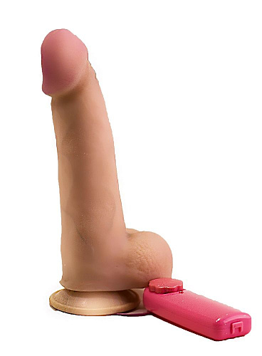 Реалистичный вибратор с выносным блоком телесного цвета LOVETOY (А-Полимер) 822820