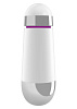 Белая вибропуля OVO W2 WHITE/SILVER