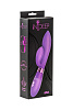 Фиолетовый вибратор с клиторальным отростком Indeep Gina 7700-02indeep (20 см)