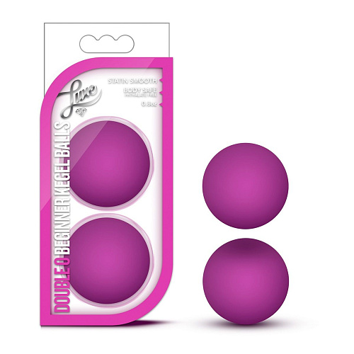 Розовые вагинальные шарики Blush Novelties BL-56800 Double O Beginner Kegel Balls