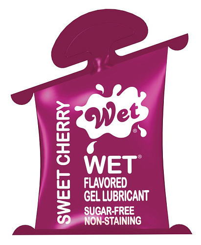 Лубрикант с ароматом вишни Wet Flavored Sweet Cherry 23406 (10 мл)