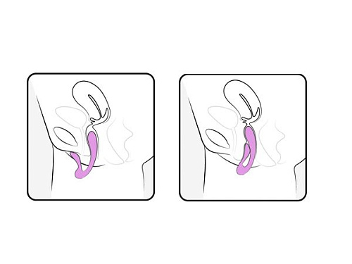 Розовый вибромассажёр с гибким клиторальным отростком Adrien Lastic G-wave 10891 (18 см)