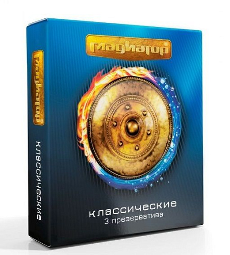 Презервативы Гладиатор Классические 5236 (3 шт)
