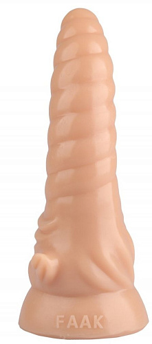 Телесный фигурный анальный фаллоимитатор Сумерки богов 1017-10 BX DD (20,5 см)