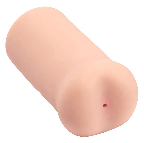 Телесного цвета мастурбатор-анус с рёбрышками внутри тоннеля Pornhub Anal Ribbed Stroker 94865