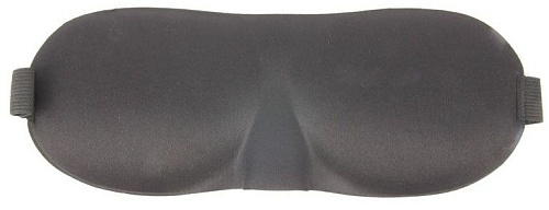 Чёрная сплошная маска на глаза на резиночке Bior toys NTB-80370