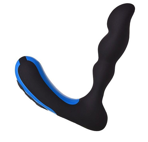 Массажёр простаты чёрно-синего цвета Erotist Second 541302