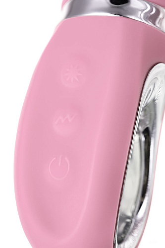 Нежно-розовый вибратор с клиторальным стимулятором JOS JOLY LIMITED EDITION 783024 (19,6 см)