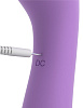 Фиолетовый двусторонний вибростимулятор Pipedream Duo Wand Massage-Her PD4940-12 (19,6 см)