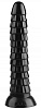 Чёрный рельефный фантазийный фаллоимитатор Сумерки богов 1016-65 BX DD