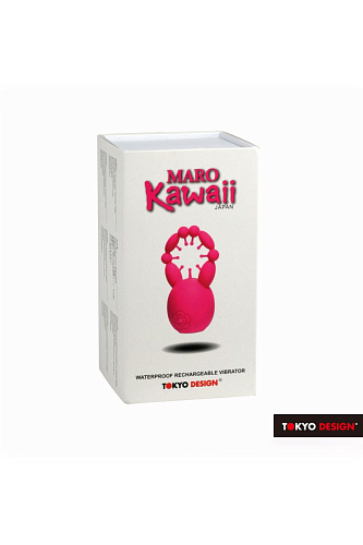 Розовый мини-вибратор с усиками Tokio Design Maro Kawaii 4 TD-1303