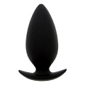 Чёрная анальная пробка Dream Toys BOOTYFUL ANAL PLUG MEDIUM BLACK 21012 (9,8 см)