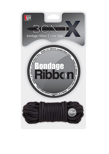 Комплект для связывания BONDX BONDAGE RIBBON   LOVE ROPE BLACK Dream Toys 21005