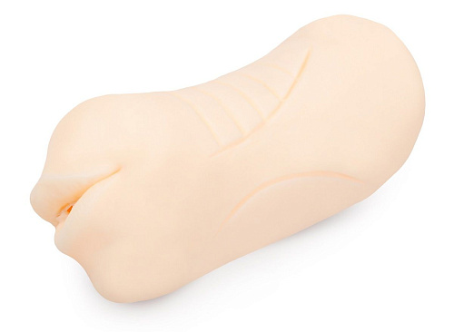 Двусторонний мастурбатор — «вагина и ротик» в телесном цвете Brazzers BTS127