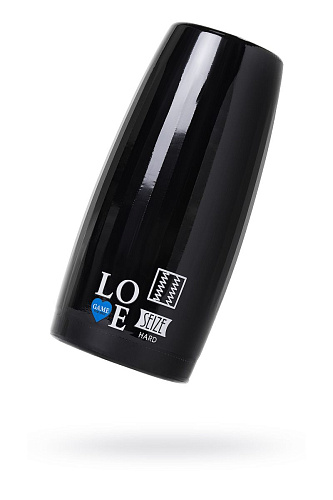 Нереалистичный мастурбатор в черной колбе Lovegame High Pressure Hard 200905