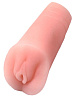 Мастурбатор-вагина телесного цвета из ультраскин с вибрацией Eroticon 30199