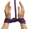 Фиолетовая веревка для связывания Fifty Shades of Grey Want to Play? 10m Silky Rope FS-69153