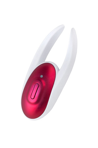 Бело-красный клиторальный стимулятор Erotist Erotist Alive 540202