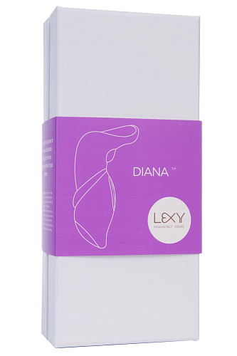 Фиолетовый вибратор Lexy Diana D2 (13,5 см)